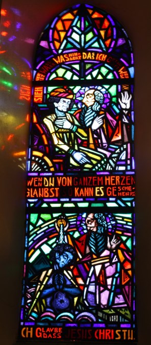 에티오피아 내시에게 복음을 전하고 세례를 주는 성 필립보_photo by GFreihalter_in the Church of St Nikolaus in Konigsfeld_Germany.jpg